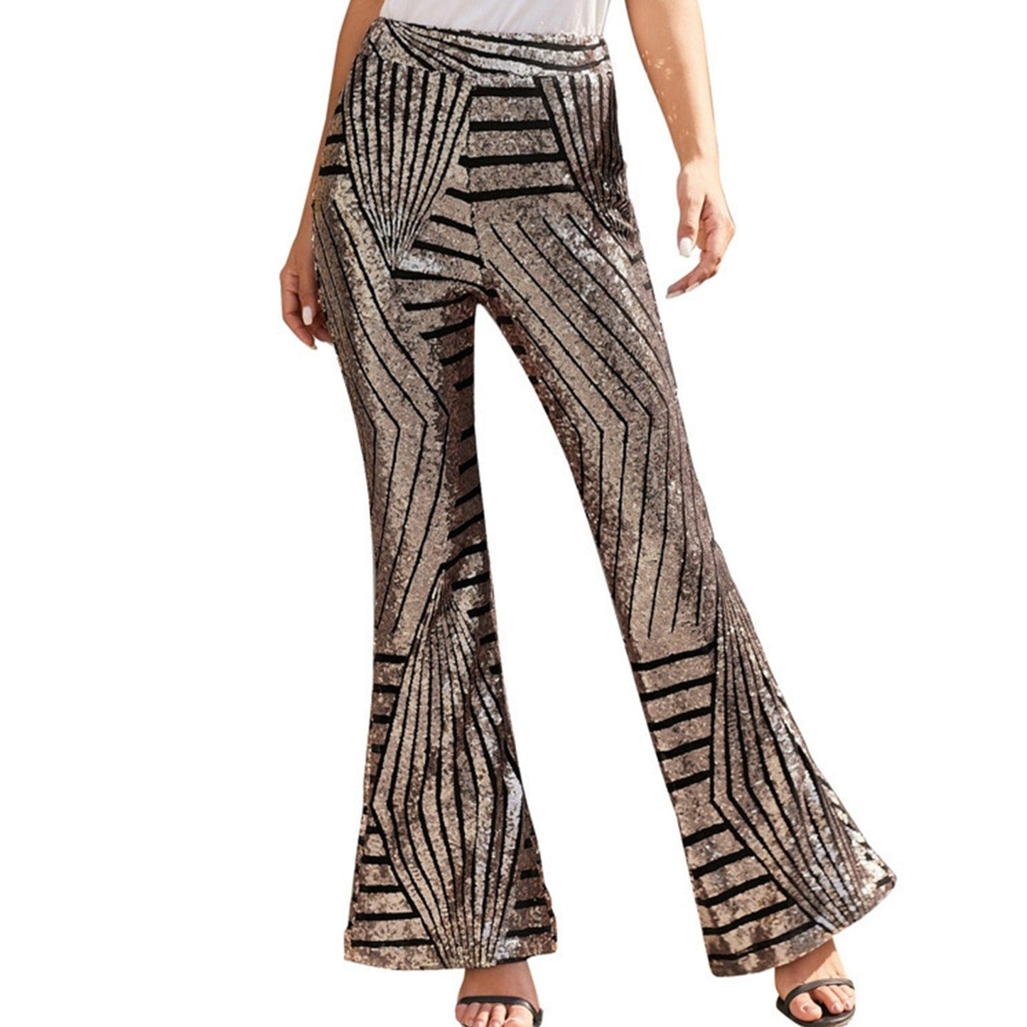 Luvik Loose Sequin Pants