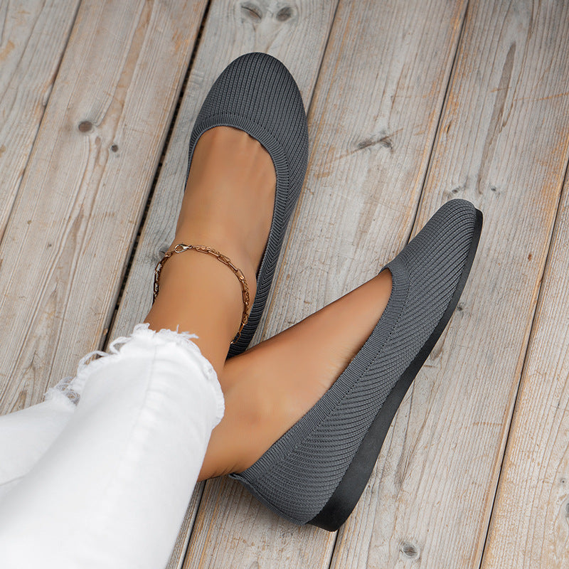 Luvik | Hengittävä Neulottu Slip Ons Naisille