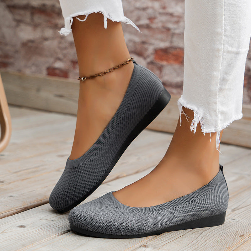 Luvik | Hengittävä Neulottu Slip Ons Naisille