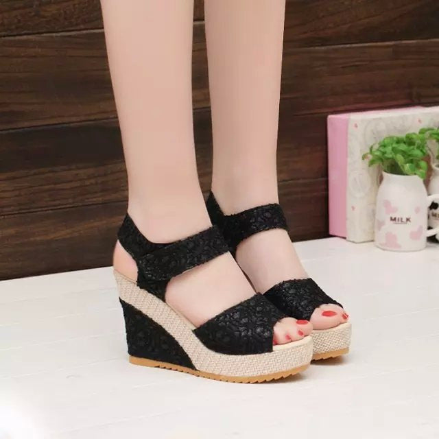 Luvik | Sommer Sandalen Mit Hohem Absatz