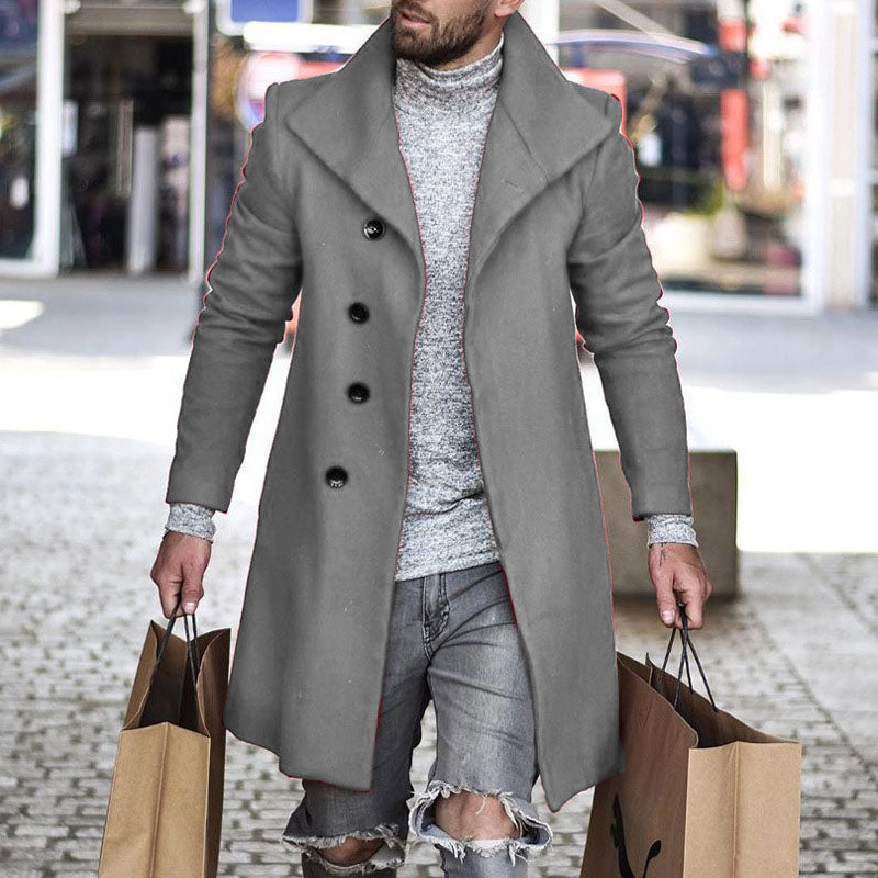 Luvik | Eleganter Langer Herrenmantel