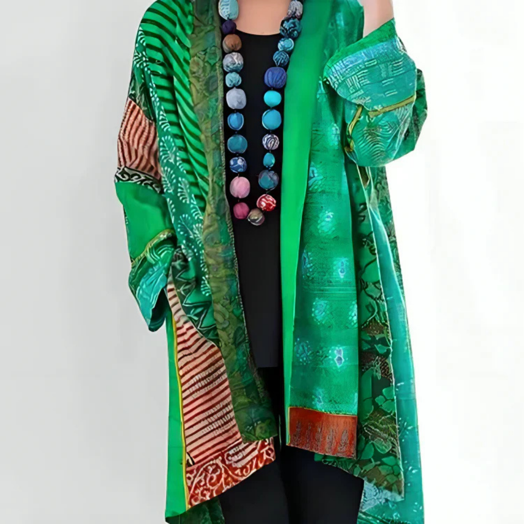 Luvik | Monivärinen Boho Kimono Takki
