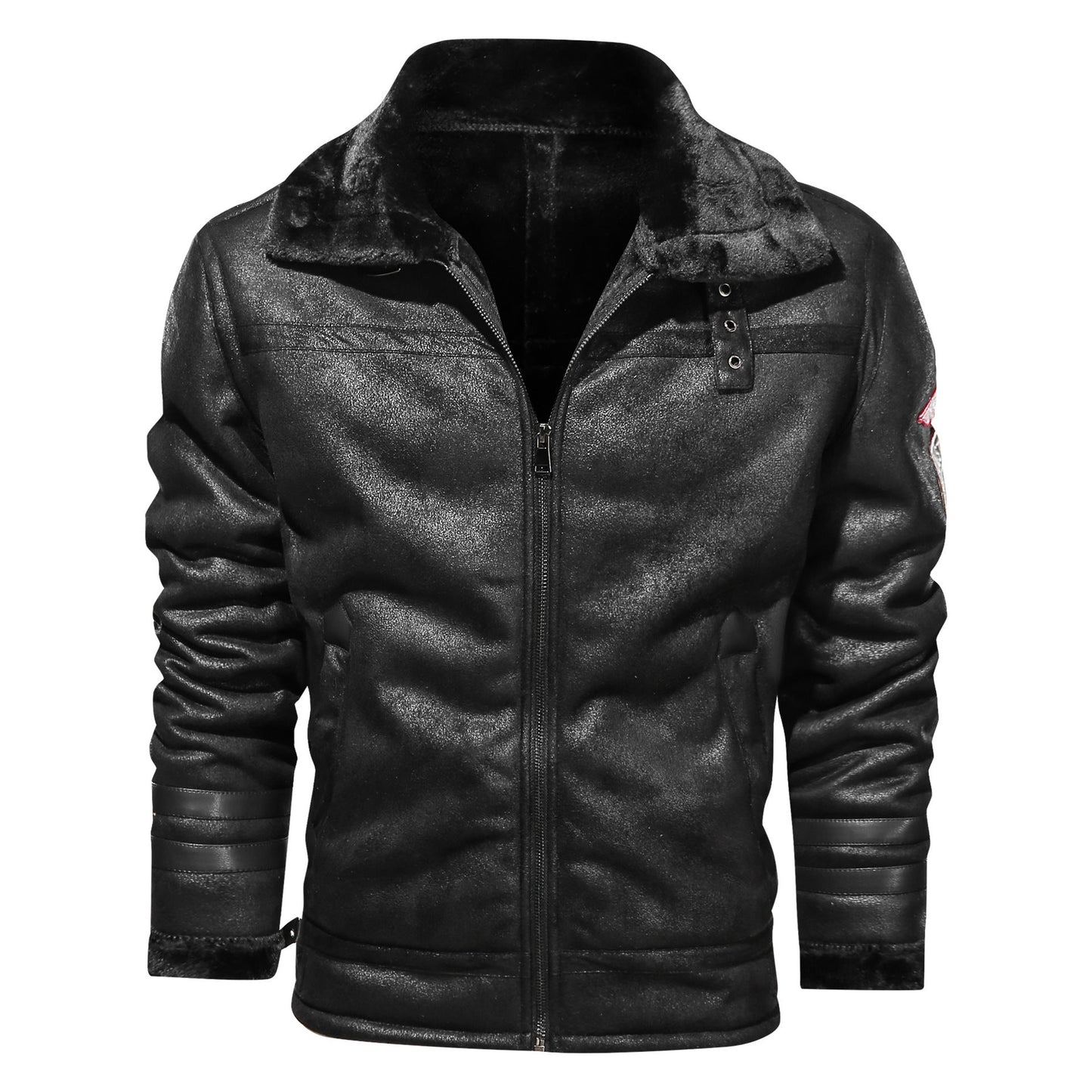 Luvik | Slim Bomber Jacket Made of Real Leather