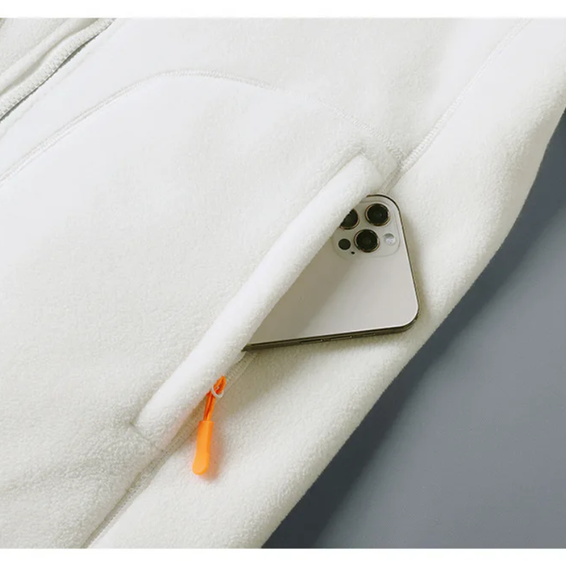 Luvik | Fleece Vestit Naisille Korkealla Kauluksella Ja Vetoketjulla, Lämmin Vuorattu Suunnittelu