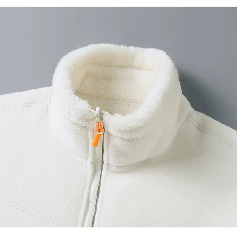 Luvik | Fleece Vestit Naisille Korkealla Kauluksella Ja Vetoketjulla, Lämmin Vuorattu Suunnittelu