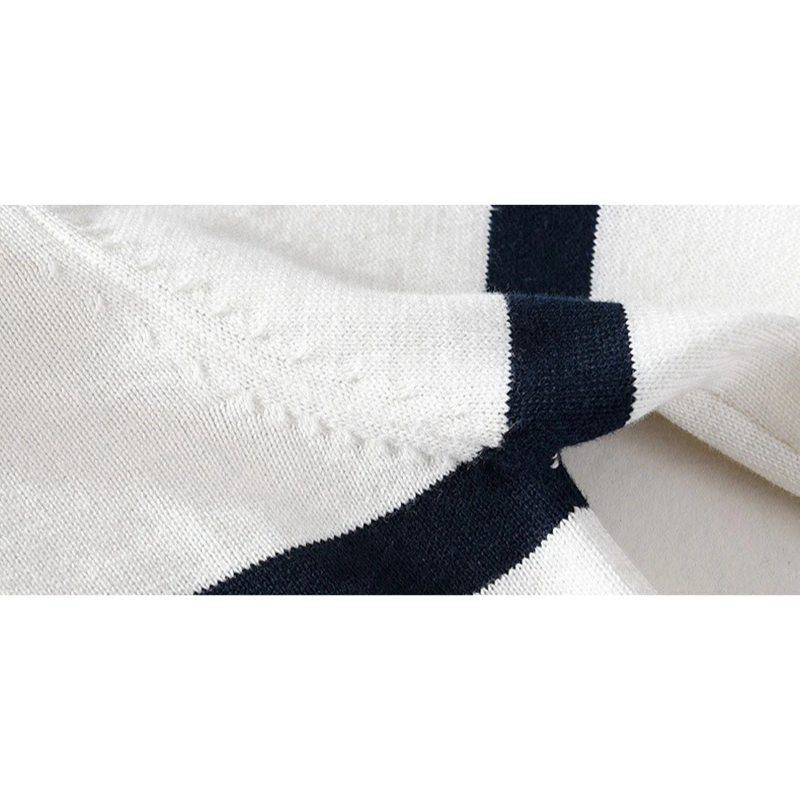 Luvik | Gestreifter Herren-Pullover mit halbem Reißverschluss