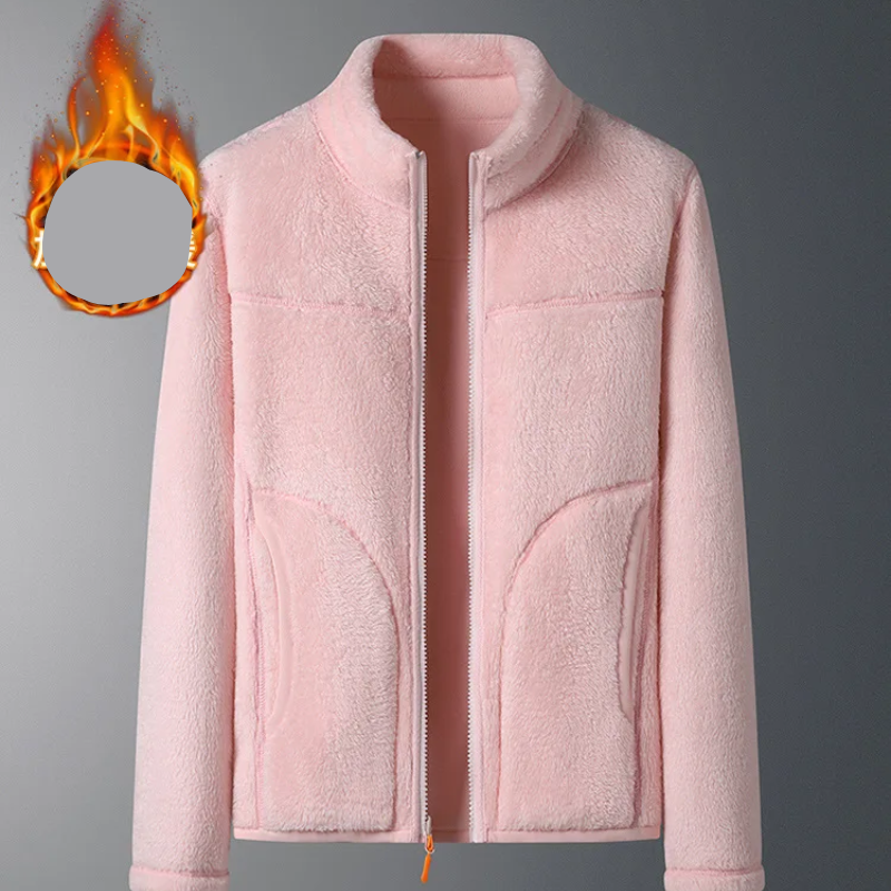 Luvik | Fleece Vestit Naisille Korkealla Kauluksella Ja Vetoketjulla, Lämmin Vuorattu Suunnittelu