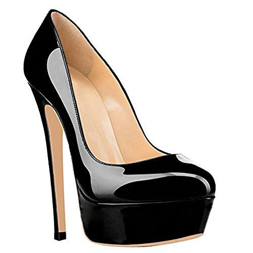 Luvik | Runde Zehen Pumps Mit Hohem Absatz