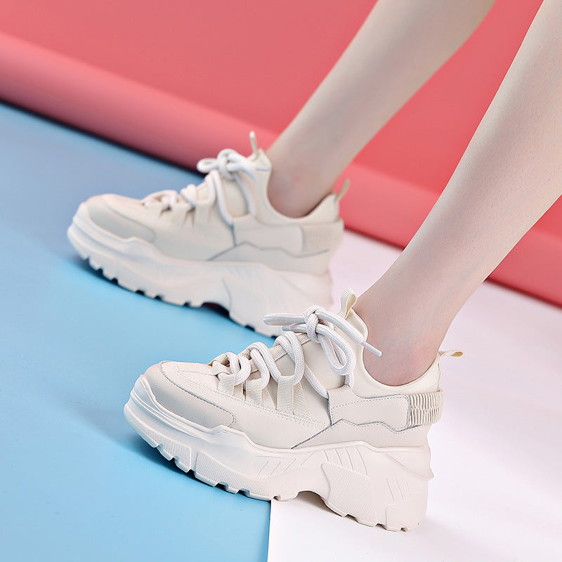 Luvik | Erhöhte Sneaker in Weiß Für Damen