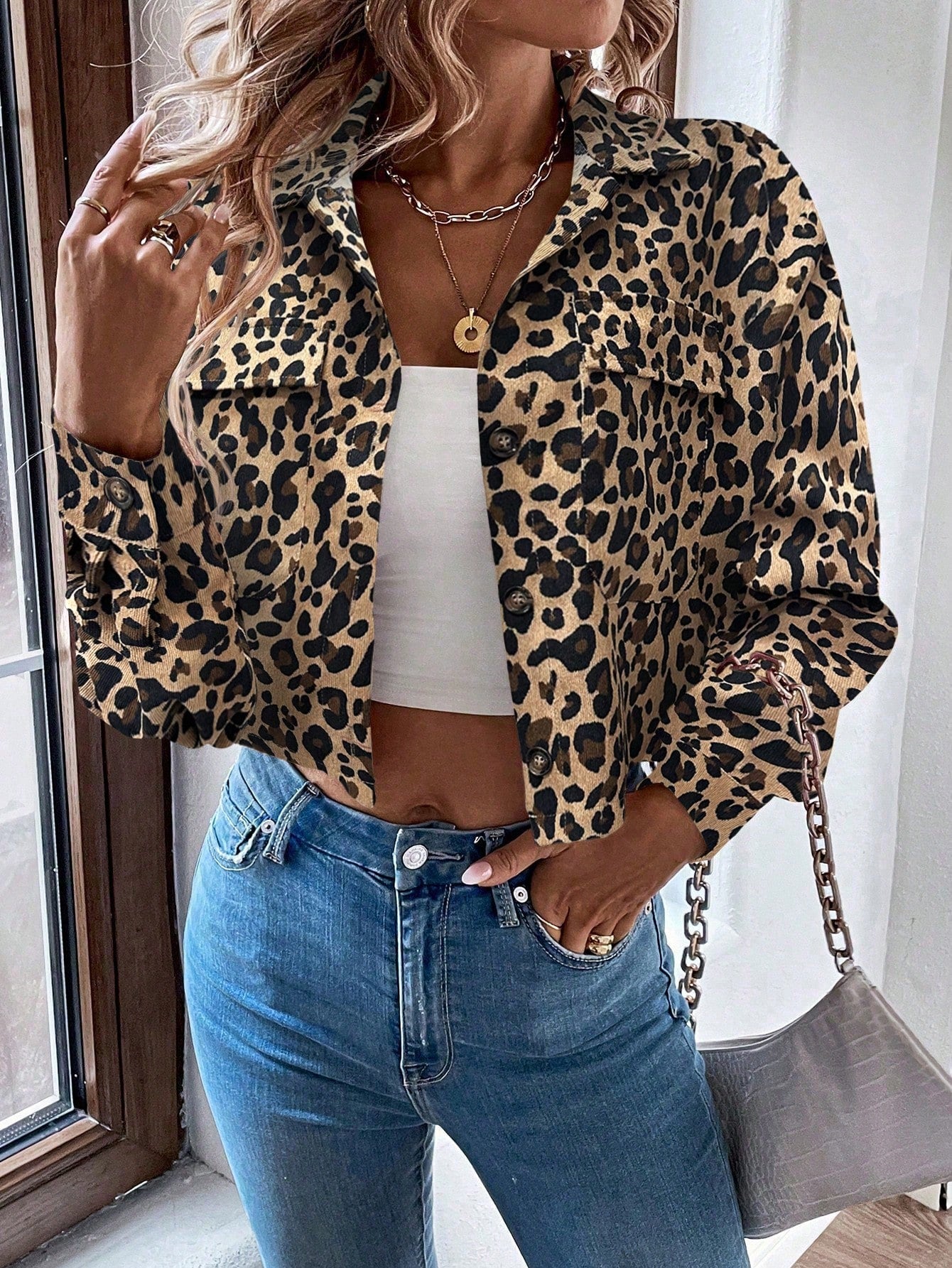 Luvik | Olka Crop Cord jacket