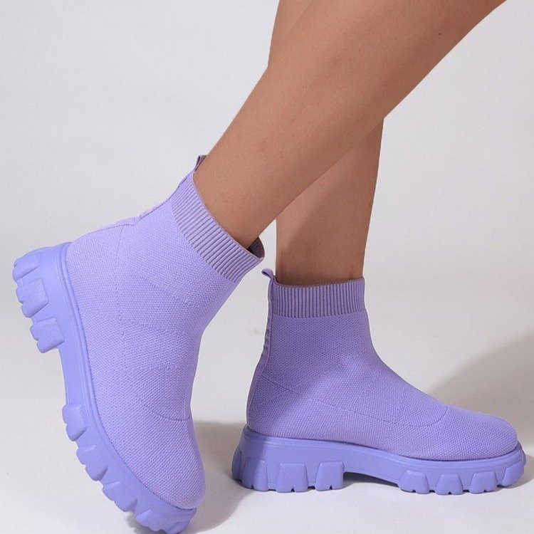 Luvik | Fashion Nilkkuri Matala korkoiset Sukka Salsakengät Naisille