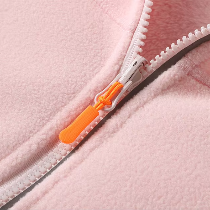 Luvik | Fleece Vestit Naisille Korkealla Kauluksella Ja Vetoketjulla, Lämmin Vuorattu Suunnittelu