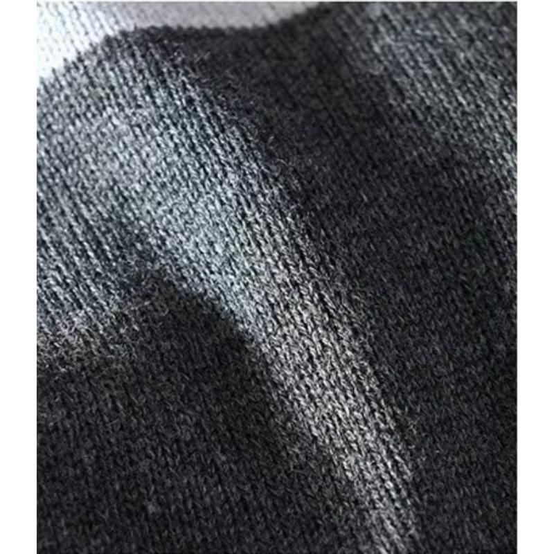 Luvik | Gestreifter Herren-Pullover mit halbem Reißverschluss