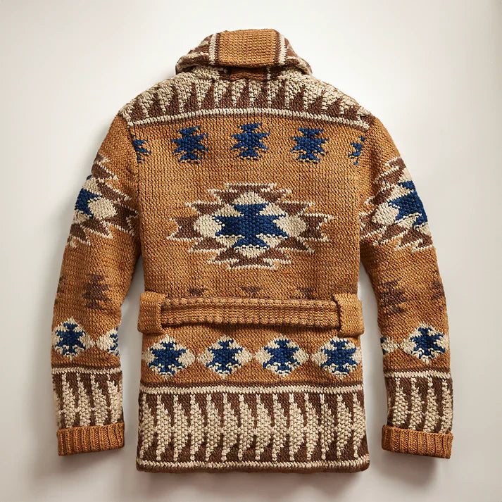 Luvik | Valentino Jacquard neuletakki villasta
