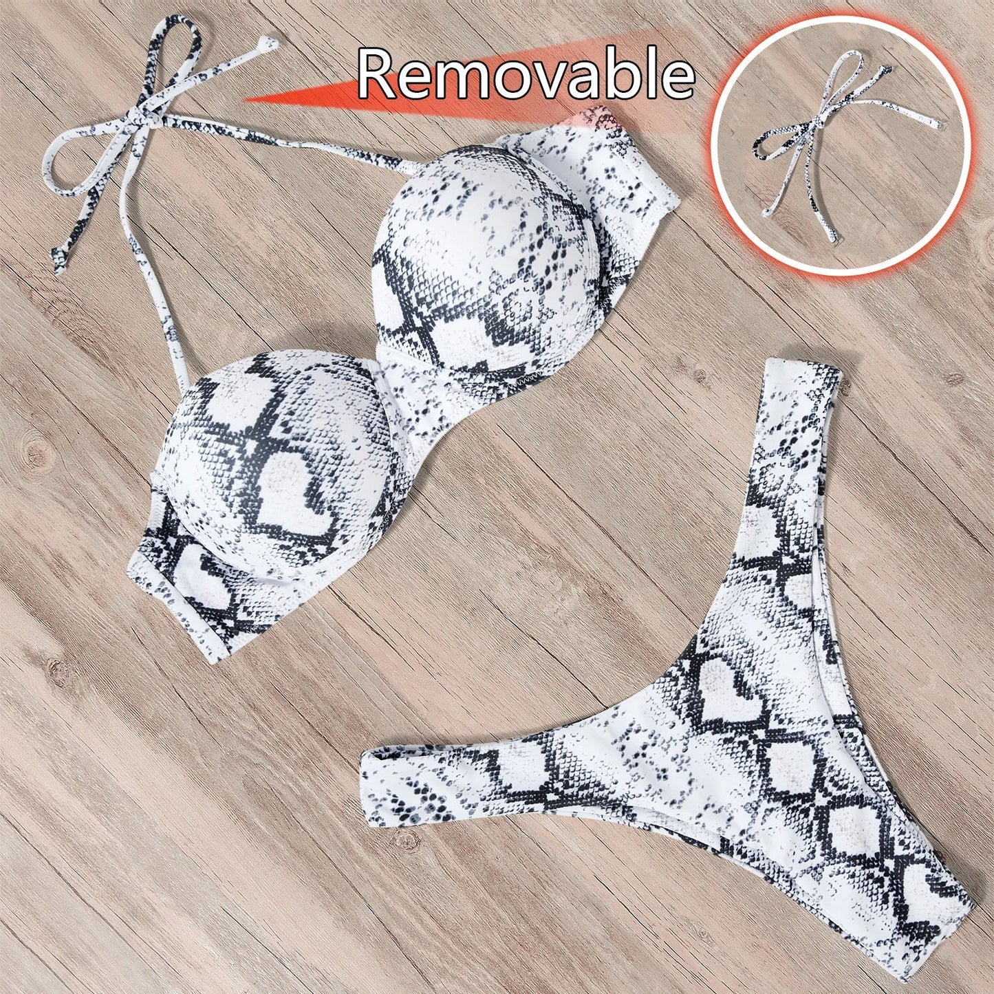 Luvik | Lara Bikini Jungle Queen - Olkaimeton ja Seksikäs