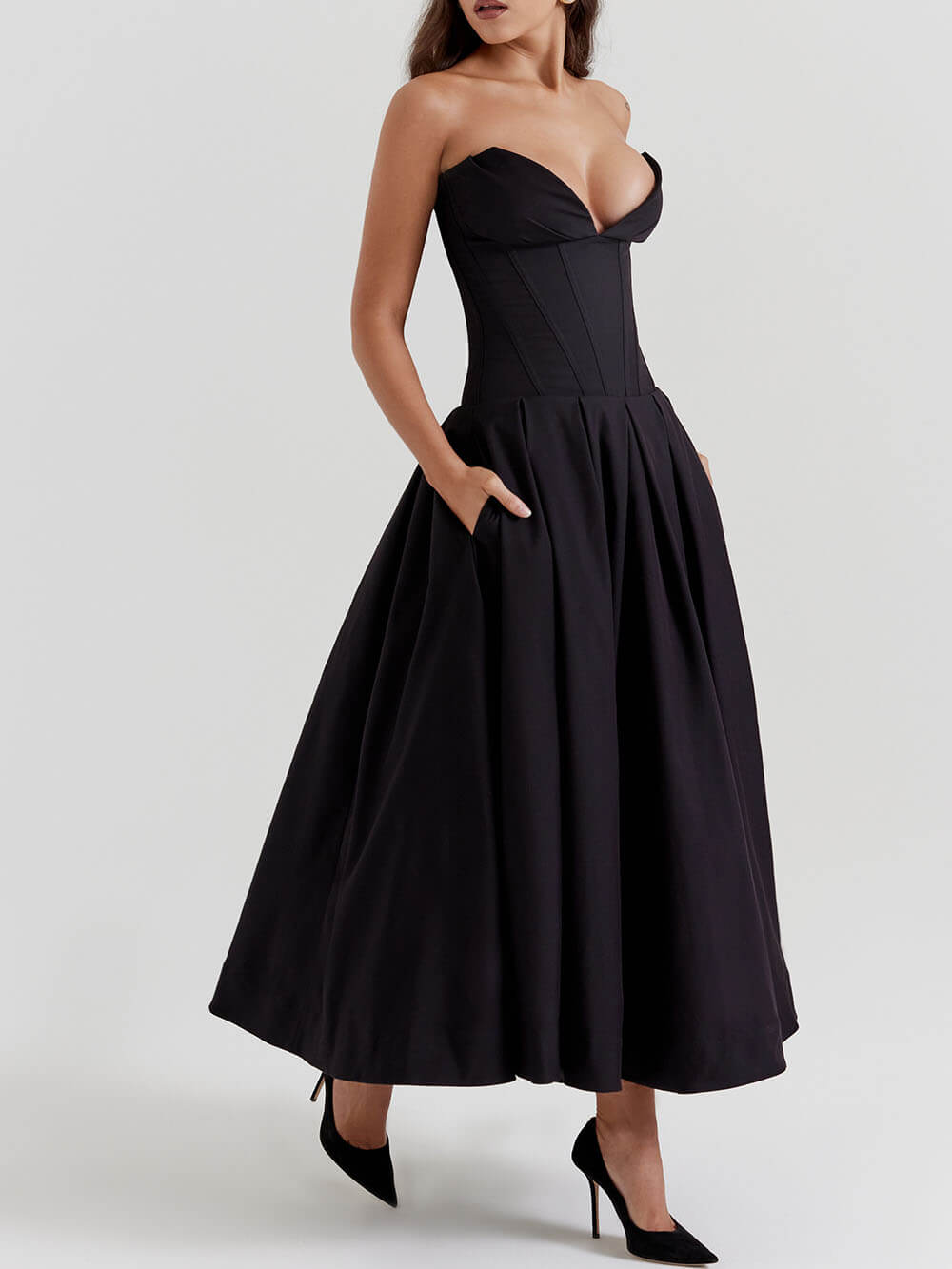Luvik | Nights Topless Midi Dress