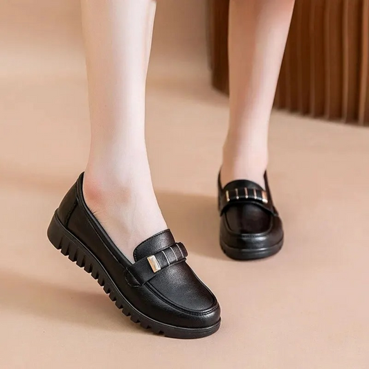 Luvik | Slipper liiketoimintamuodollinen tyyli nahka naisten slipperi