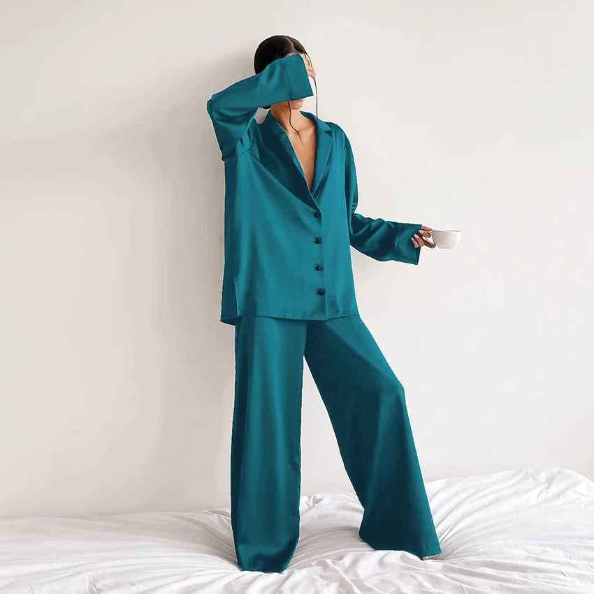 Luvik | Eleganz Ylipitkä Pyjama Setti Belen