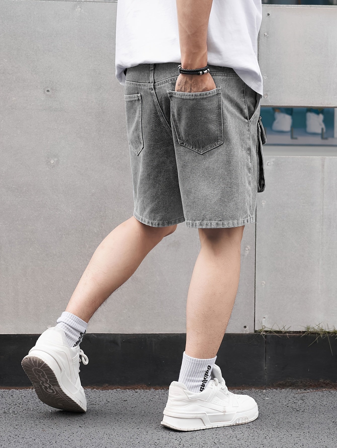 Luvik | Iloiset Denim Miesten Shortsien useilla taskuilla