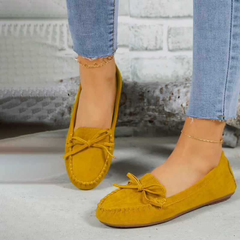 Luvik | Tyylikkäät Loaferit Nauhakoristeella Naisille