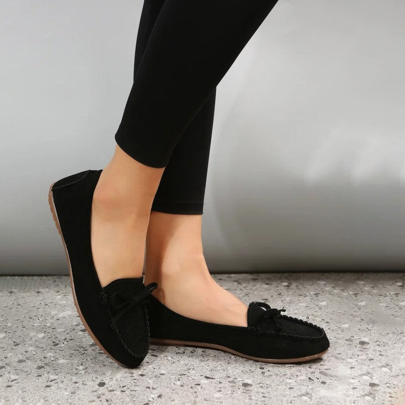 Luvik | Tyylikkäät Loaferit Nauhakoristeella Naisille