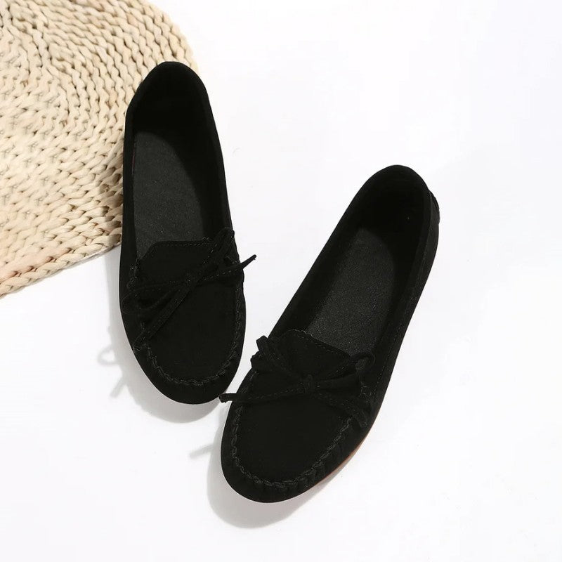 Luvik | Tyylikkäät Loaferit Nauhakoristeella Naisille