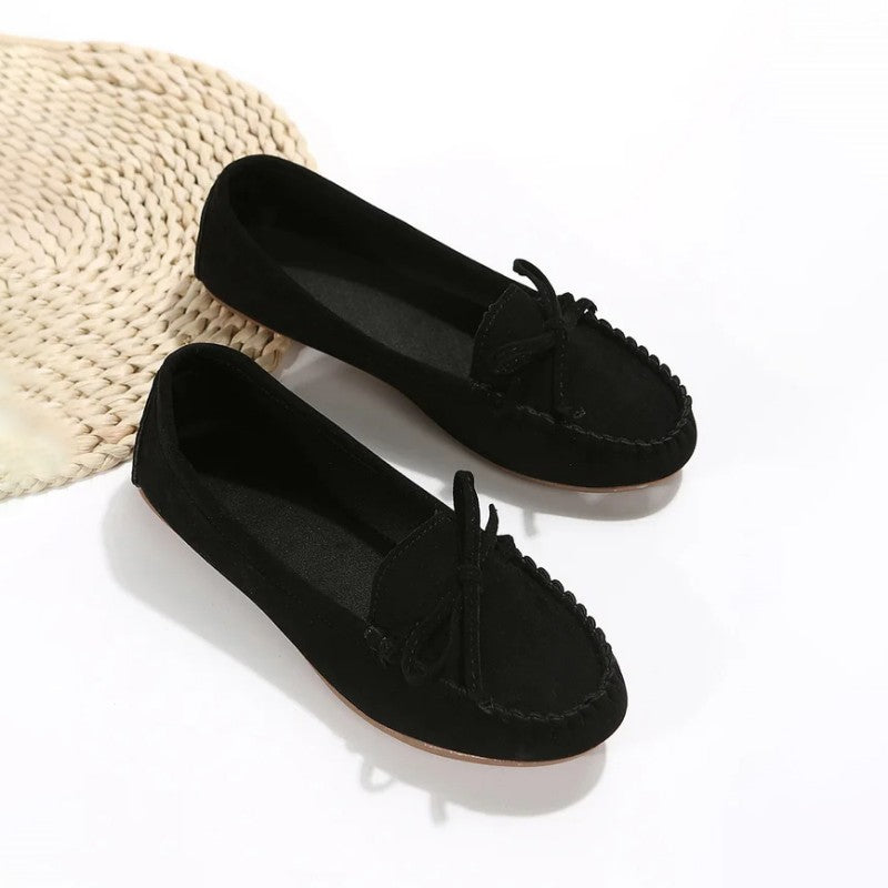 Luvik | Tyylikkäät Loaferit Nauhakoristeella Naisille