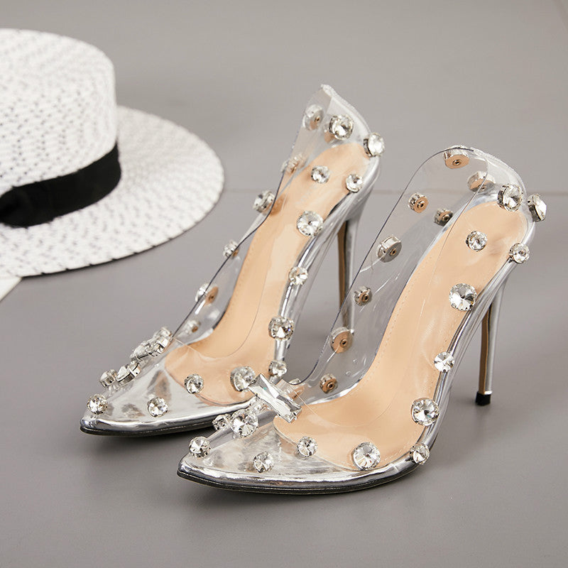Luvik | Funkelnde High Heels Mit Strass