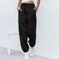 Luvik | women's sports pants with wide legs and drawstring