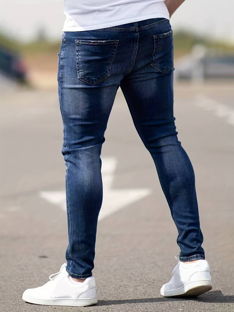 Luvik | Slim Fit Stretch Farkut Miehille