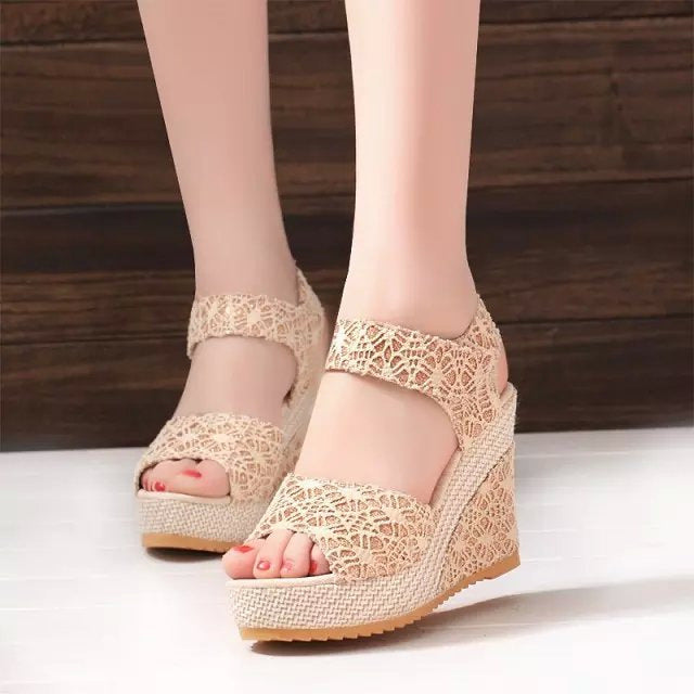 Luvik | Sommer Sandalen Mit Hohem Absatz