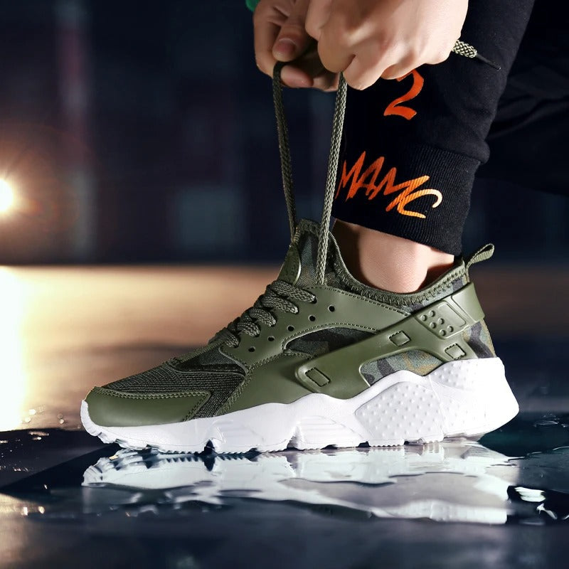 Luvik | Nahka Liukumaton Korkea Hengittävä Miehet Sneaker