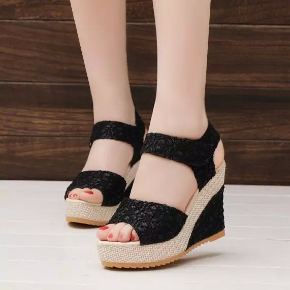 Luvik | Sommer Sandalen Mit Hohem Absatz