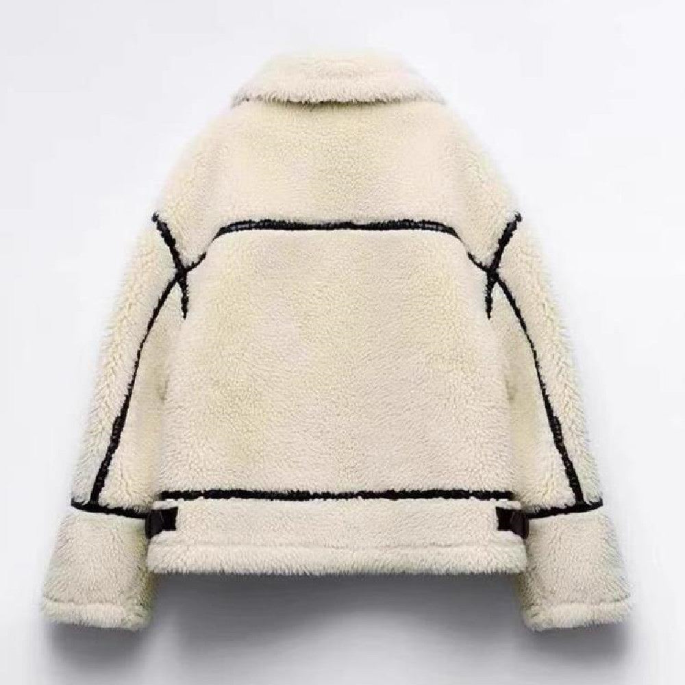Luvik | Casual Berber Fleece Takki Muodikkaassa Tyylissä