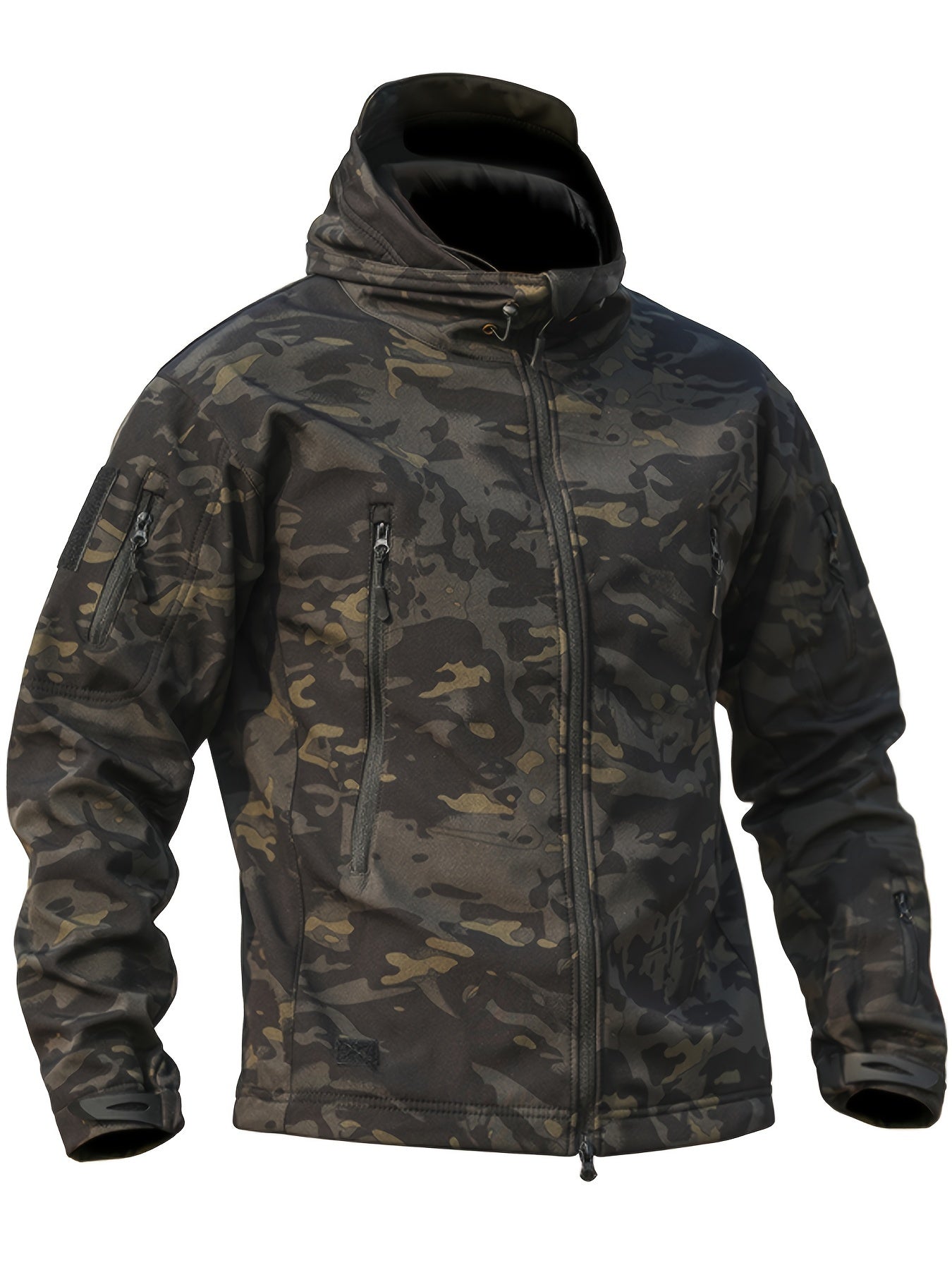 Luvik | Vedenpitävä Miesten Takki Camouflage Kuviolla