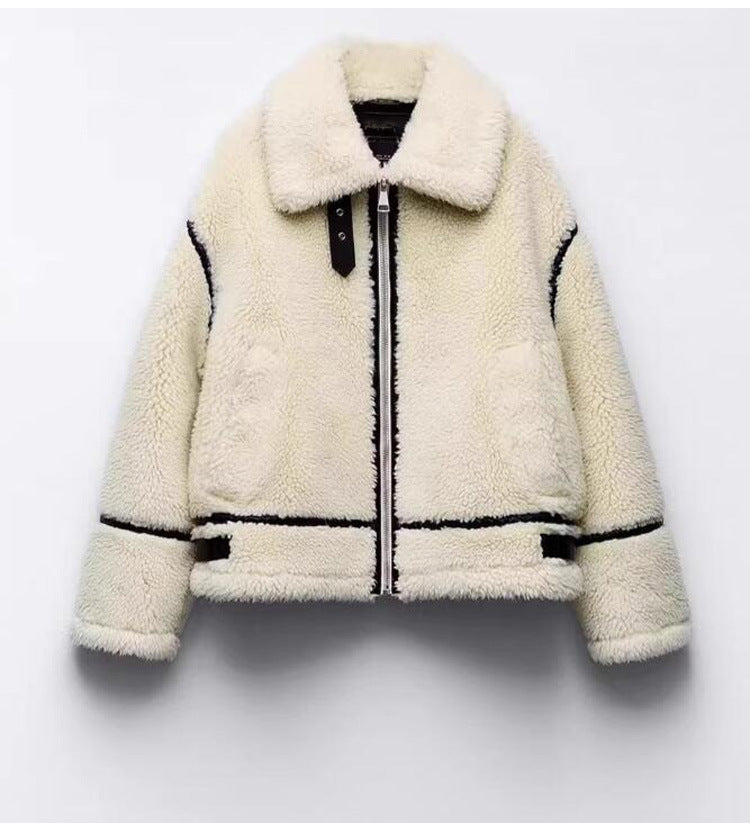 Luvik | Casual Berber Fleece Takki Muodikkaassa Tyylissä