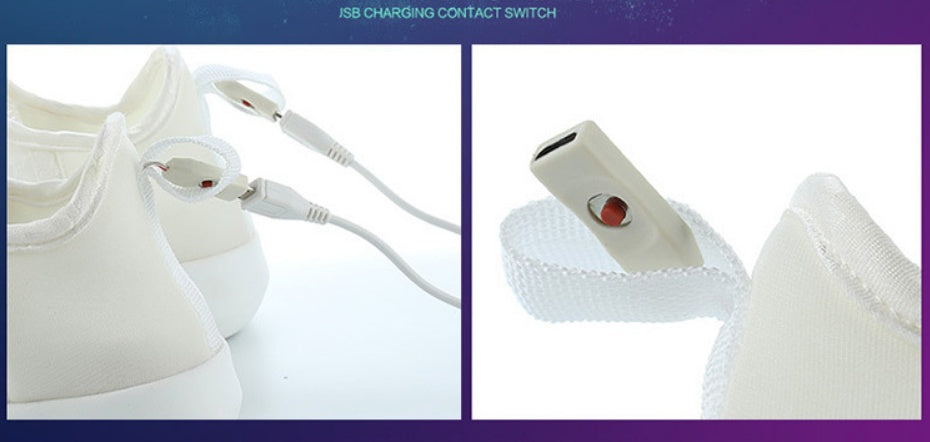 Luvik | Leuchtende Herren Sneakers Mit Usb Aufladung