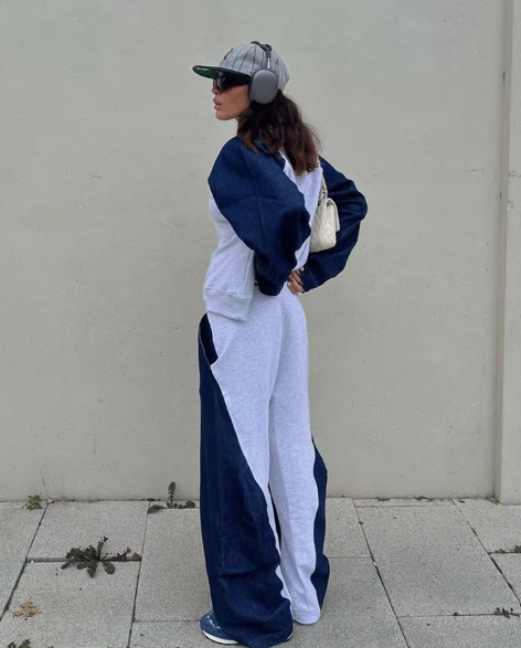 Luvik | Naisten housut Set Denim Rikkoutumisia