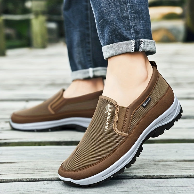 Luvik | Miesten Slip on Sneaker Loafer Hengittävä ja Mukava
