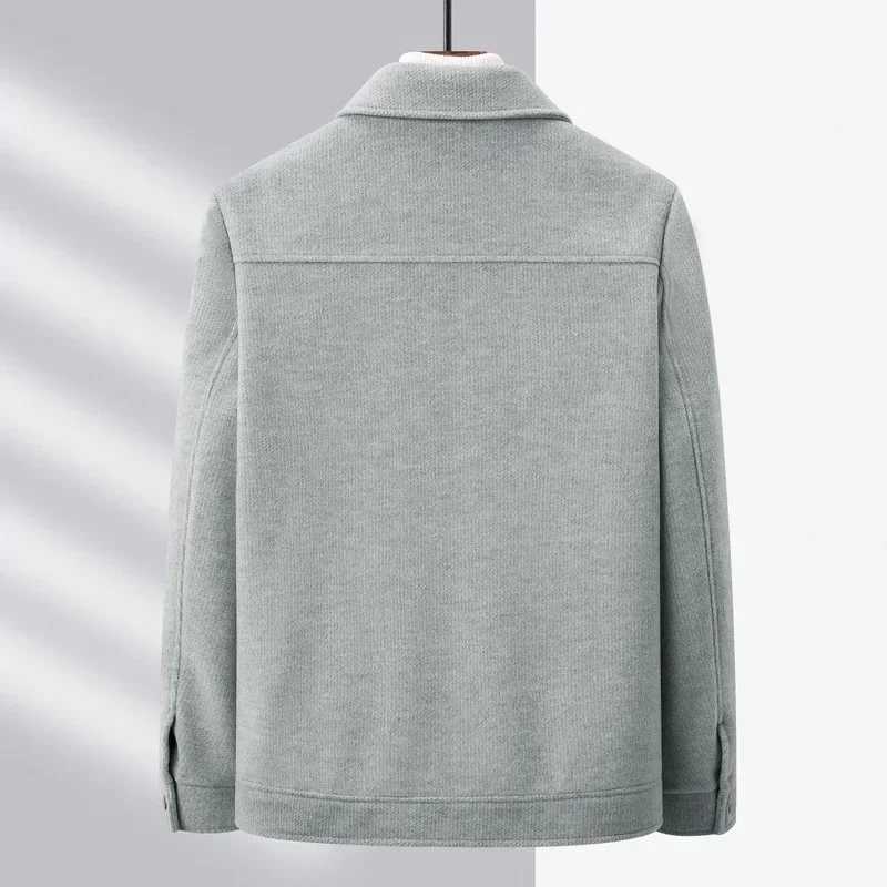Luvik | Wolljacke Mit Druckknopftaschen