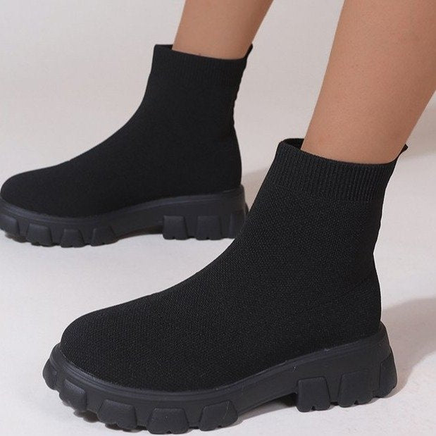 Luvik | Fashion Nilkkuri Matala korkoiset Sukka Salsakengät Naisille