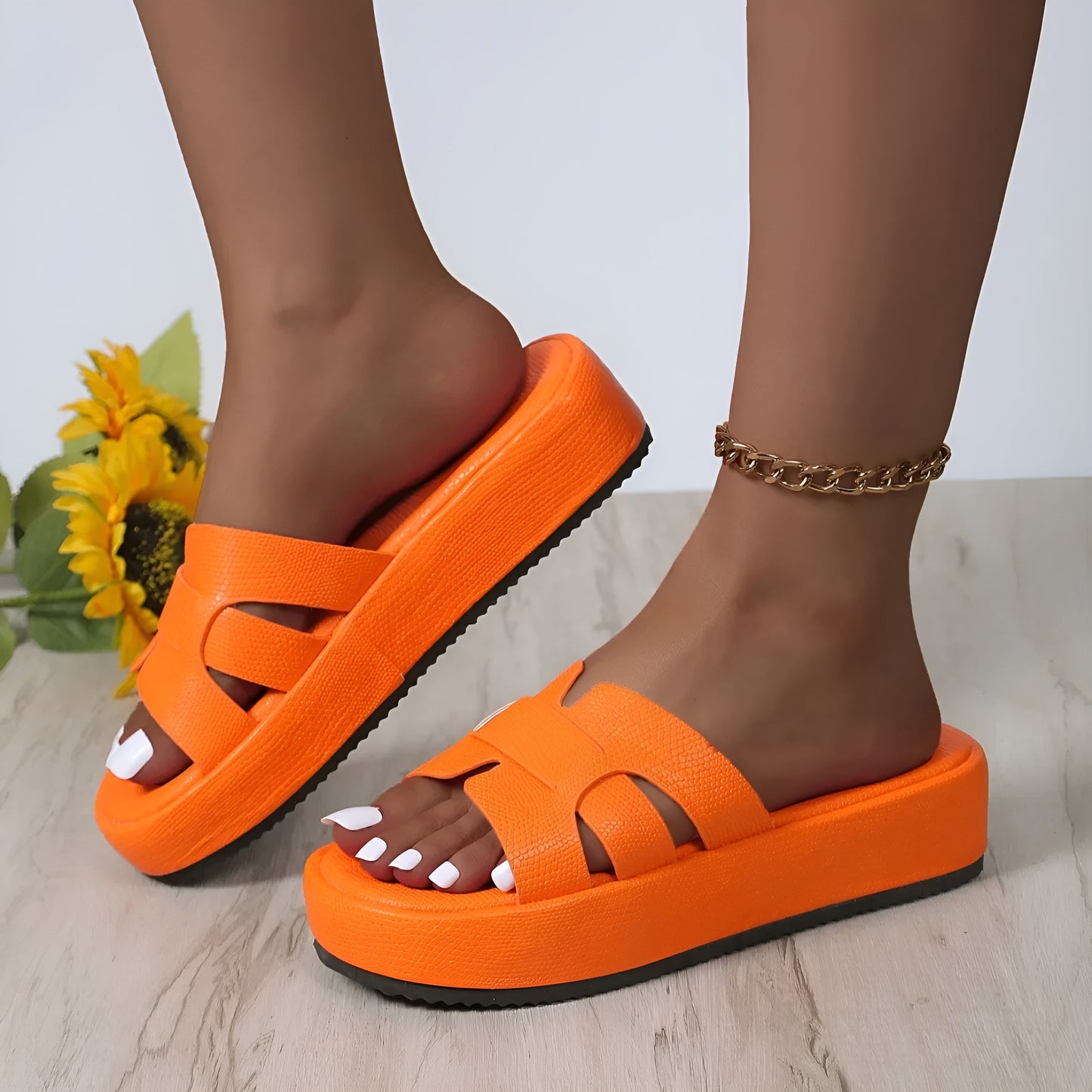 Luvik | Mukavat Flip Flops Sandaalit Paksulla Pohjalla Ja Liukumattomalla