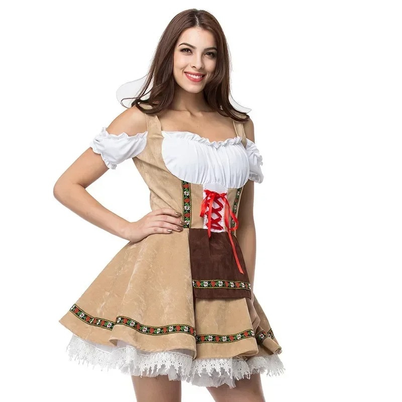 Luvik | Naisten Oktoberfest -puku narutuksella ja essulla
