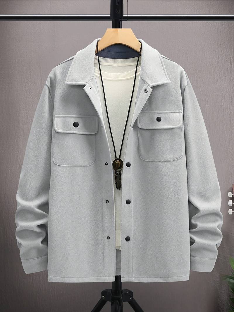 Luvik | Klassische Knopfjacke Für Herren