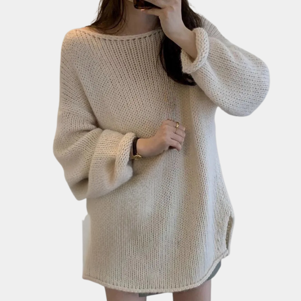 Luvik | Ribbed Knitted Sweater for Women