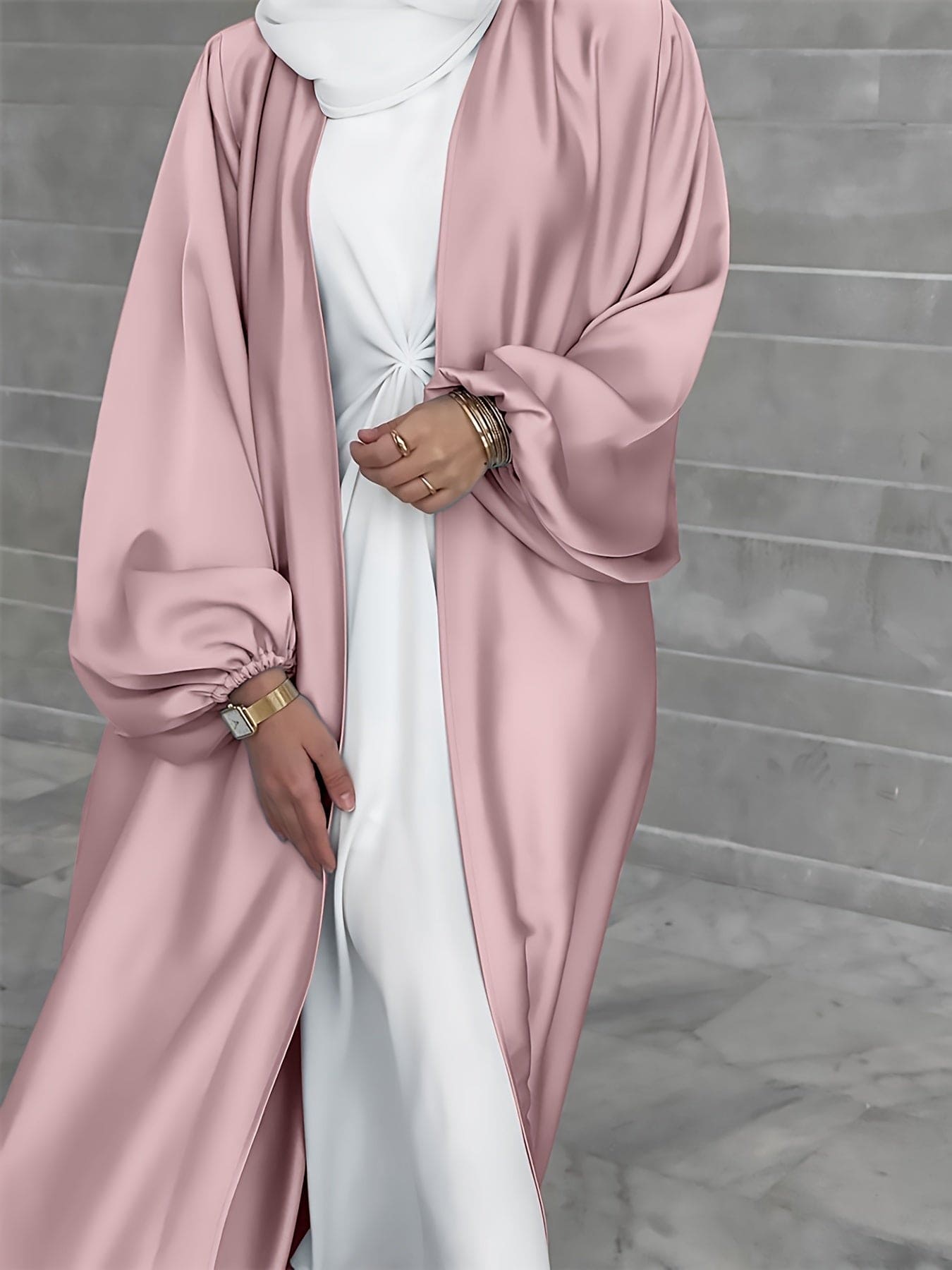 Luvik | Tyylikäs Abaya Mekko Vyöllä