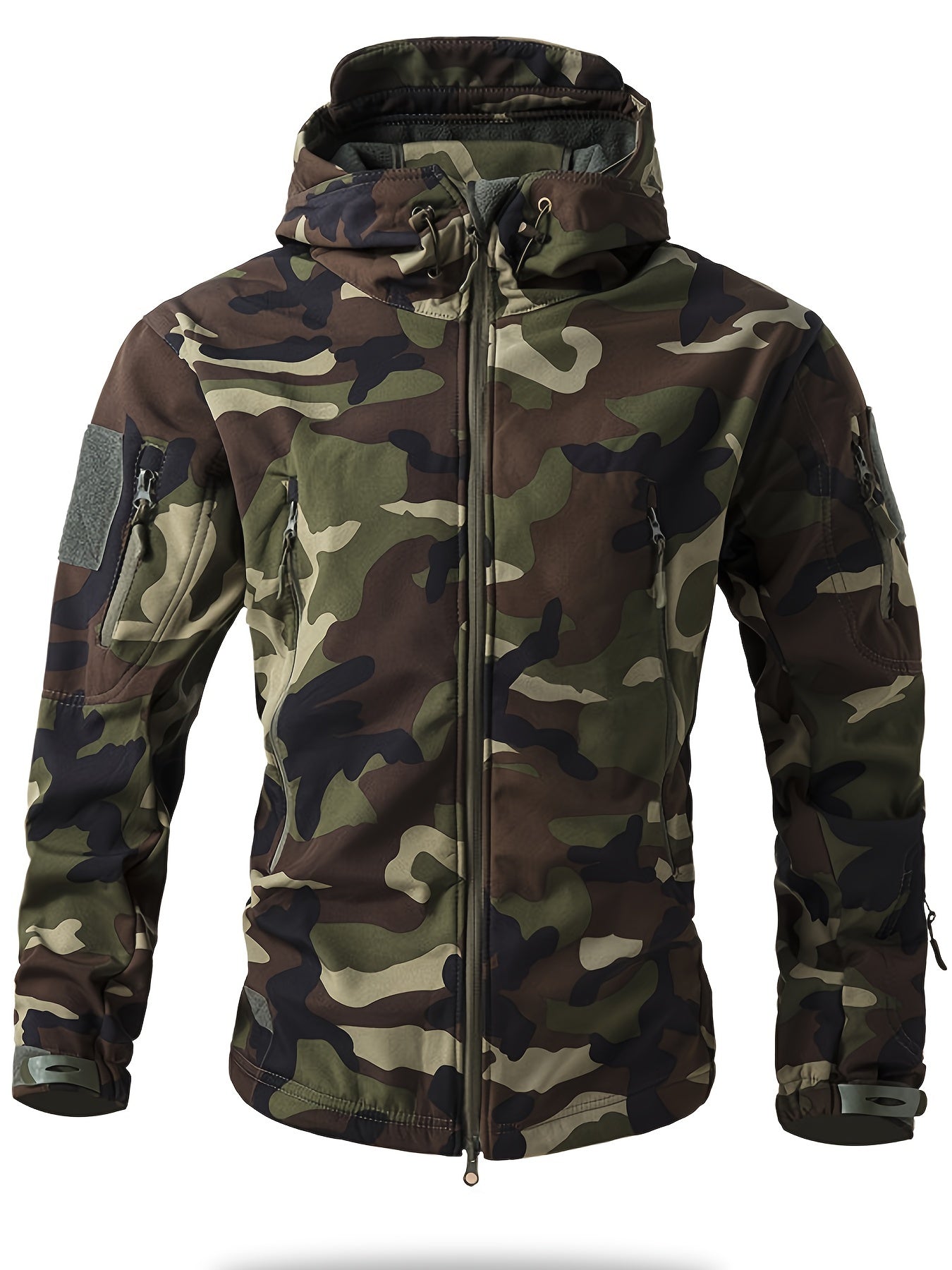 Luvik | Vedenpitävä Miesten Takki Camouflage Kuviolla