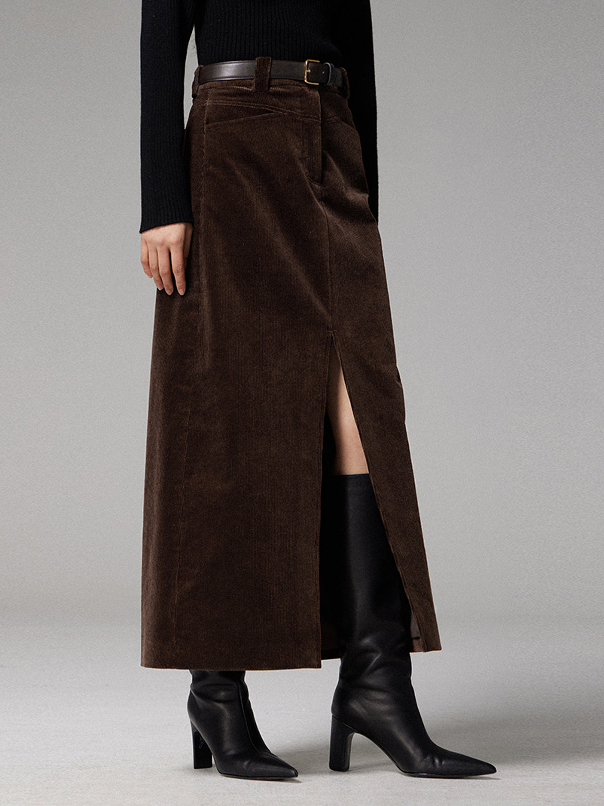 Luvik | Laukku Corduroy Halki Maxi Hame