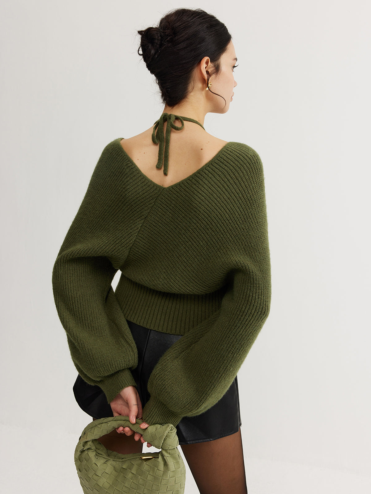 Luvik | 2 in 1 Bat Sleeve Halter Neulepaita