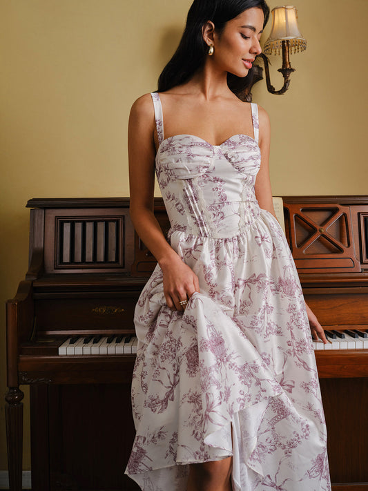 Luvik | Toile Print Korsettimekkoinen